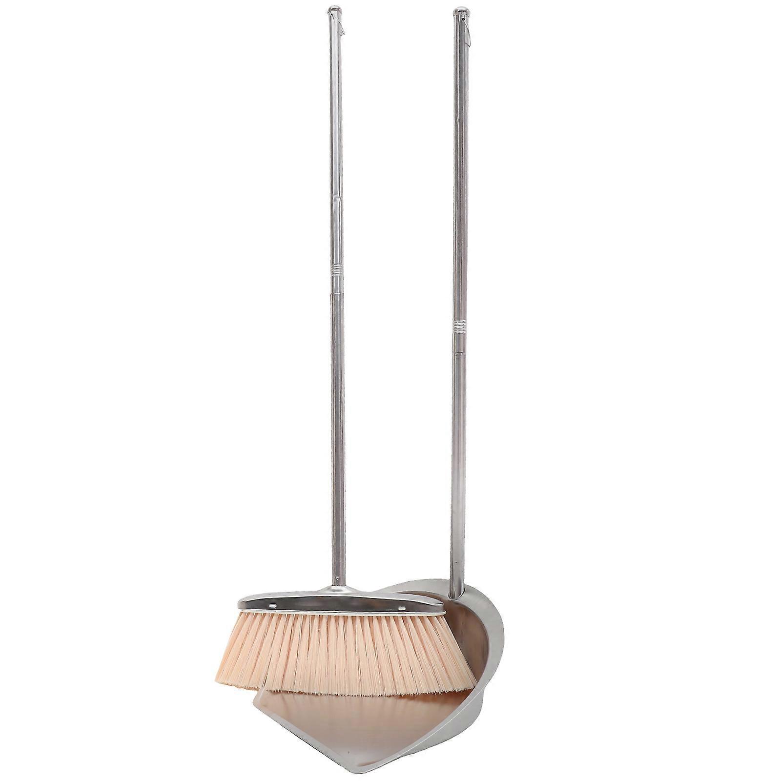 Home Cleaning Broom and Dustpan Set for Household Use 2Sets Multi