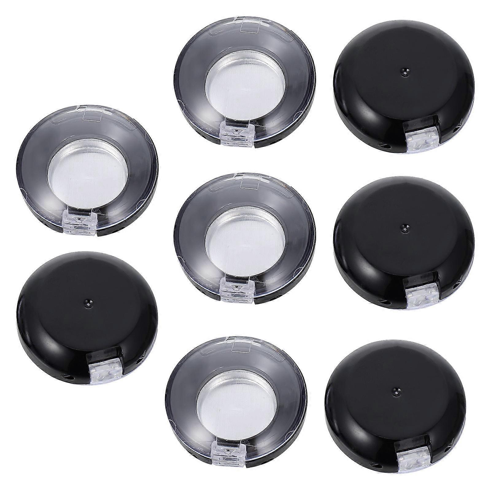 Small Eyeshadow Container Plastic Makeup Organizer for Storage 8Pcs Set