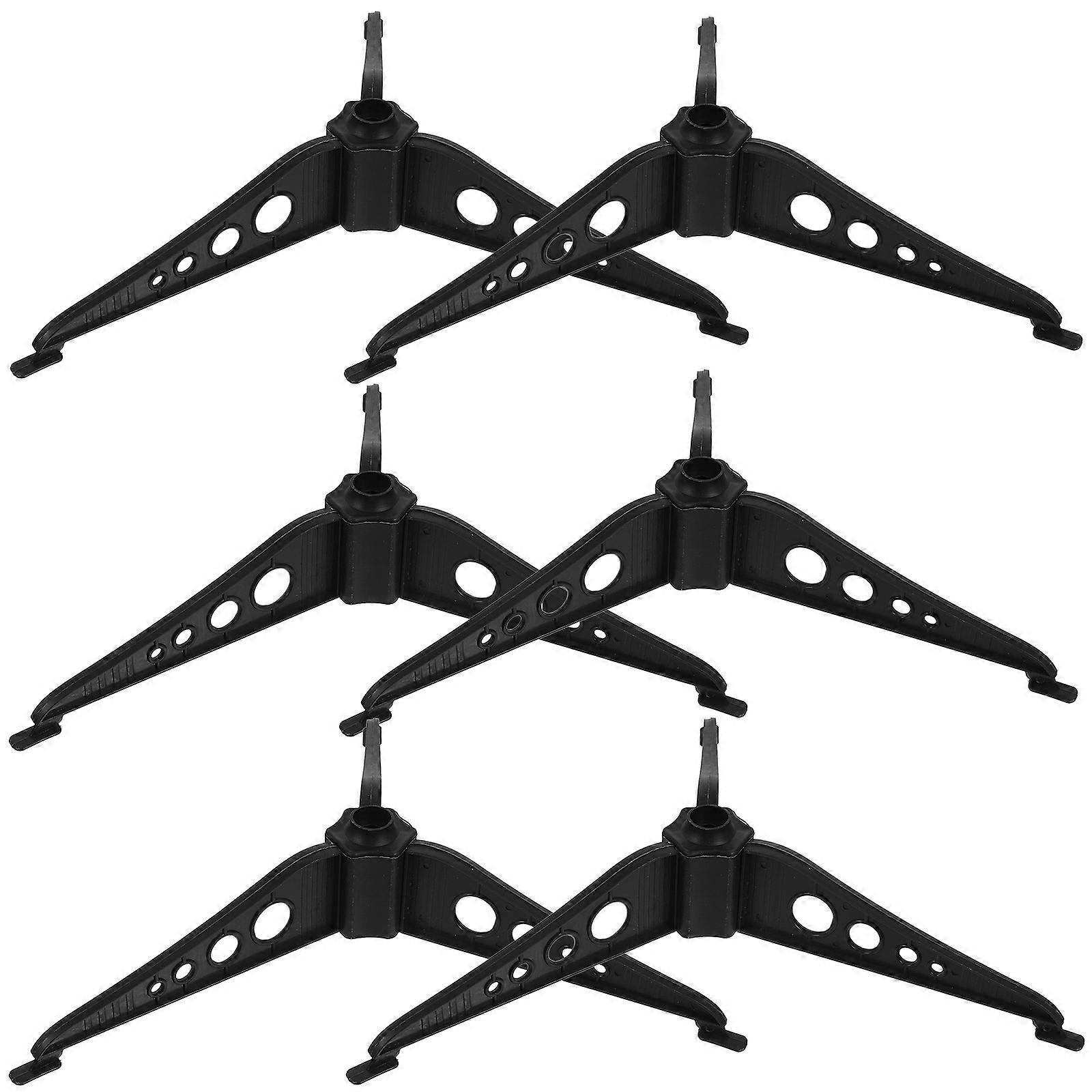 Practical Xmas Tree Holders for Setting 6Pcs Plastic Xmas Tree Bases