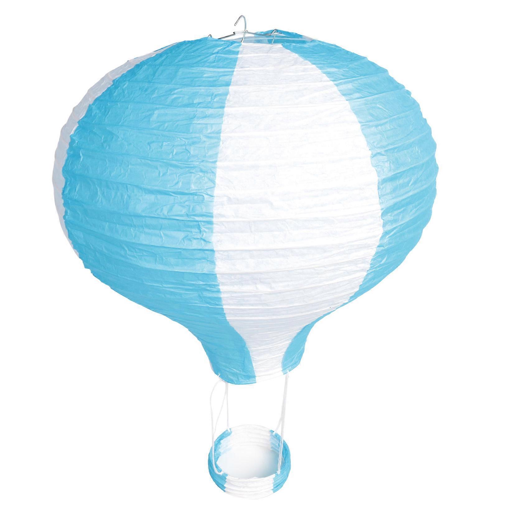 12 pollici mongolfiera carta decor, blu