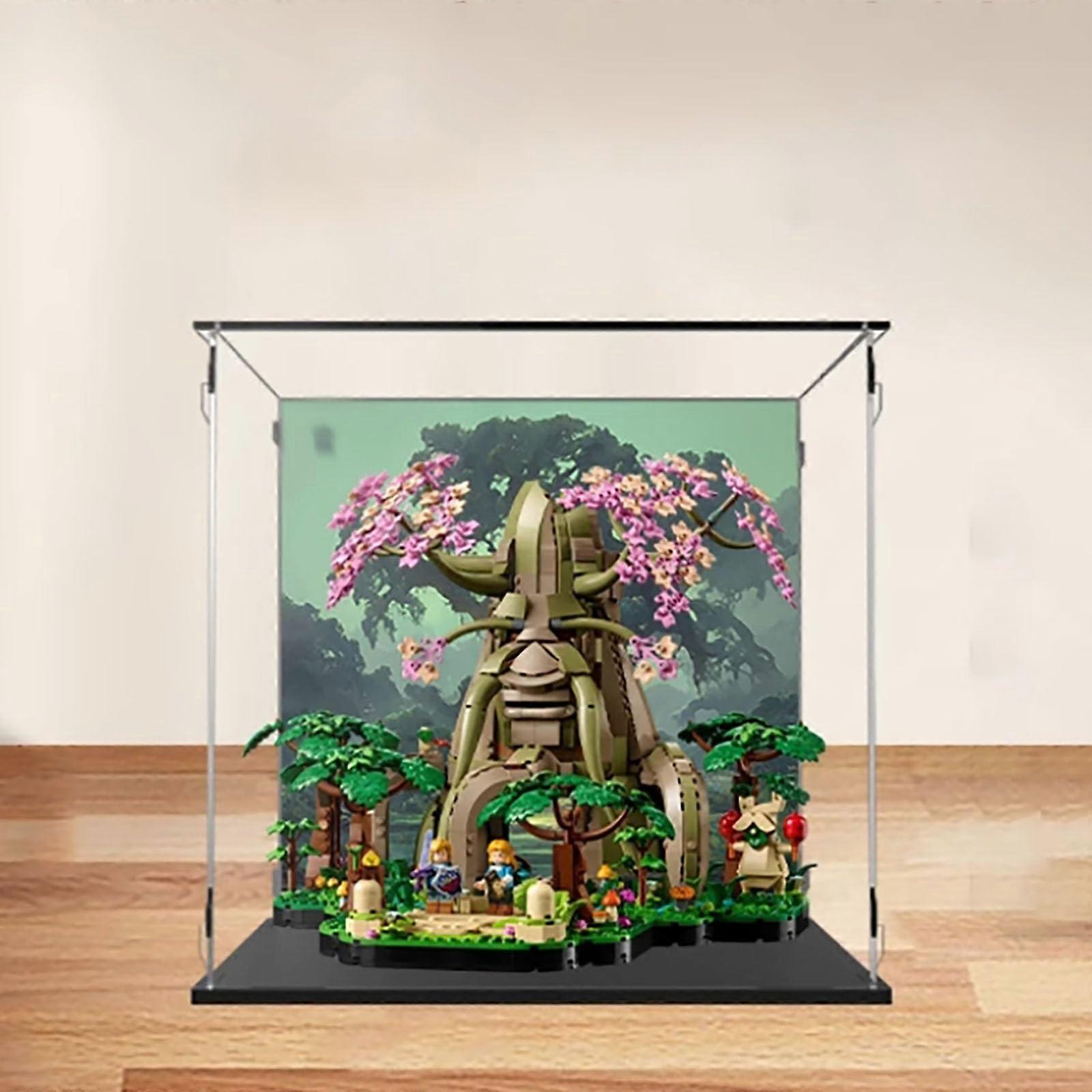 Display Case for  77092 Deku Tree, Clear Acrylic Dustproof Box with  Transparency