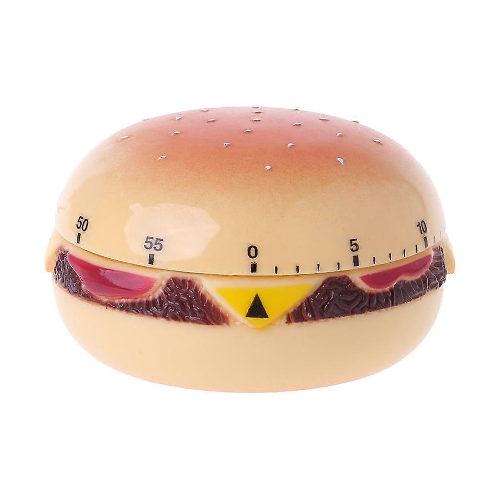 Hamburger 60 Mechanical Timer Countdown Alarm Kitchen Cooking Reminder To