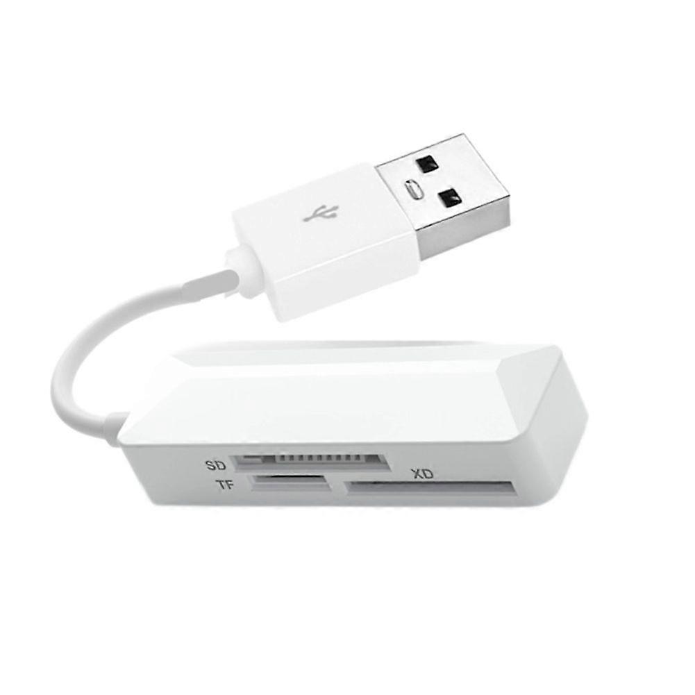 USB Card Reader SD/TF/XD 3 in 1 Multi-Function SD Plug and Play High Speed Memory Card Reader Convertert