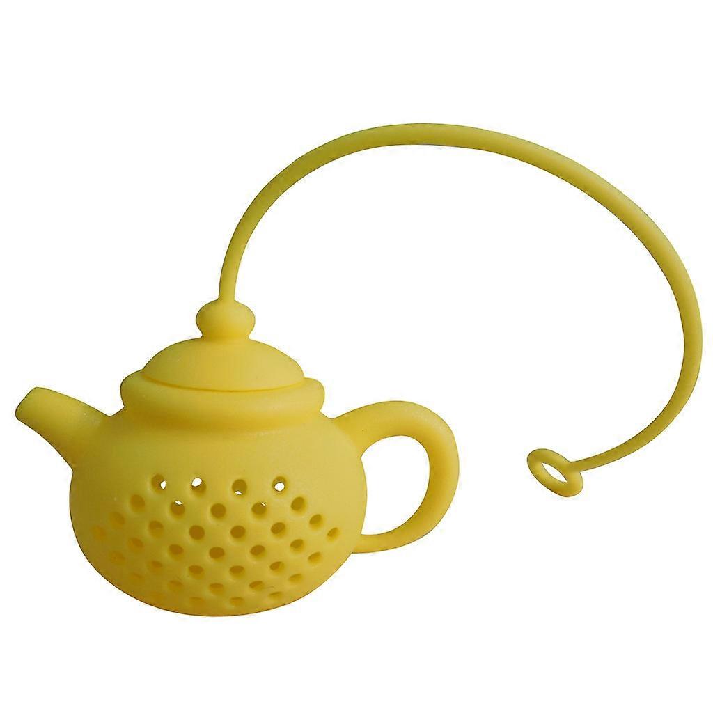 Silicone Teapot-shape Tea Infuser Repeatable Strainer Tea Bag Leaf Filter Diffuser Teaware Creative Gadget Teapot Accessories