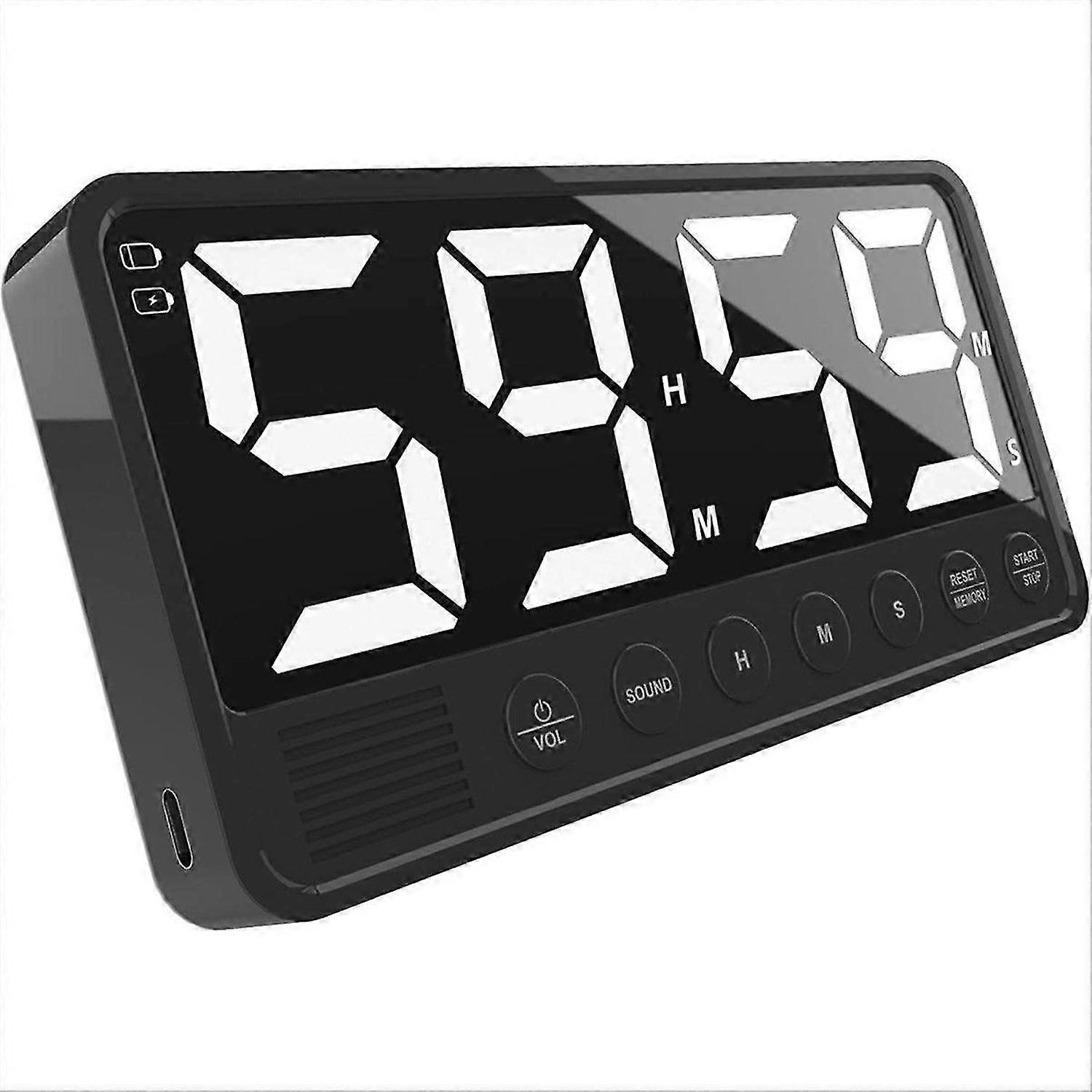 Extra-Large Display Digital Kitchen Timer with 7.4" LED Screen,Magnetic Stand Timer for Cooking Home