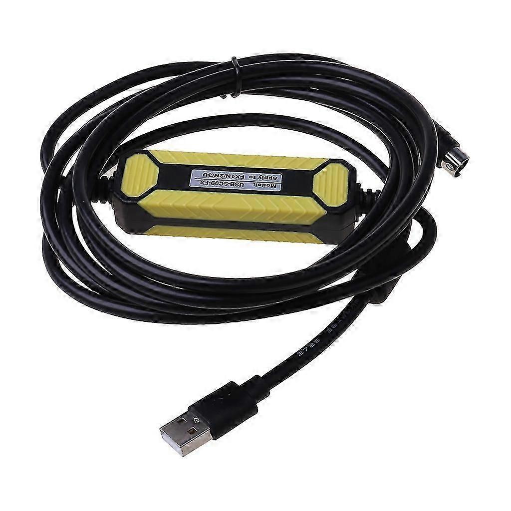 USB-SC09-FX Programming Cable Compatible with Mitsubishi FX Series PLC Communication Cables