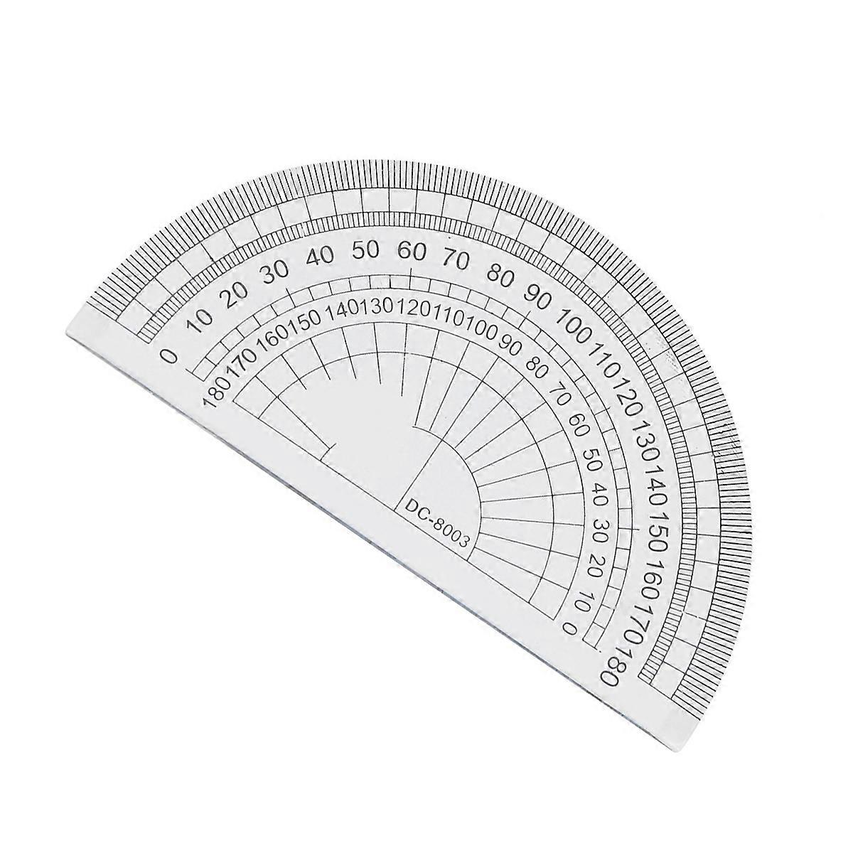 Math Protractor Bulk Professional Protractor With Angle Measurement Technical Drawing For Kids Students 36Pcs