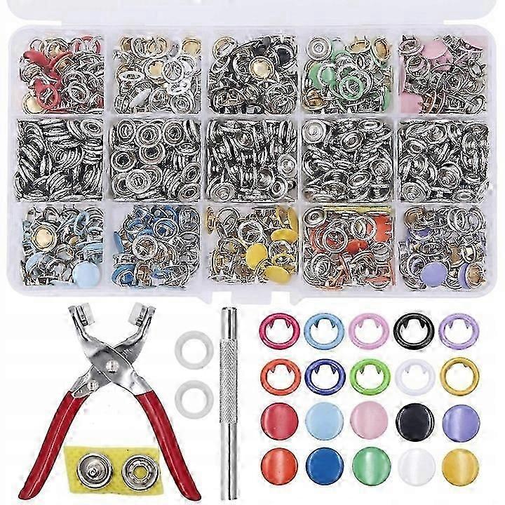 200 Pcs Snap Snaps Tool Pliers Set