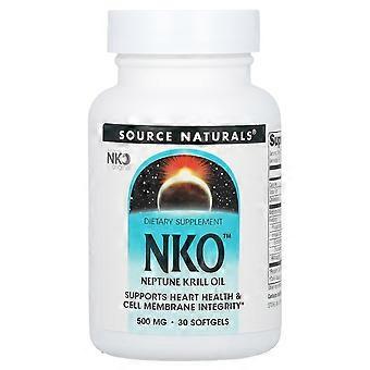 Source Naturals, NKO™, Neptunus Krillolie, 500 mg, 30 softgels