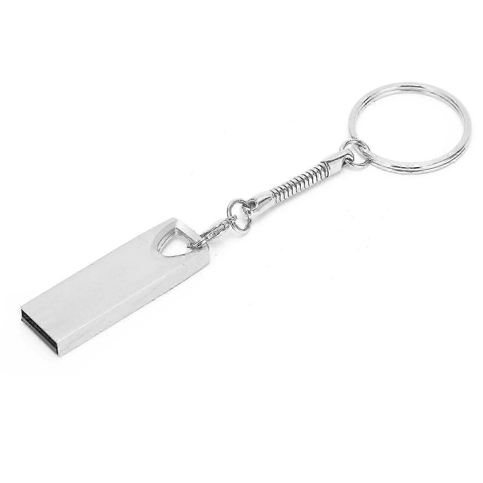 U Disk USB2.0 Mini Plugin Car Flash Disk with Clip Chain HighSpeed Data Backup Device(64GB )
