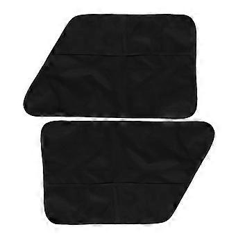 Car Door Protector Black Oxford Cloth for Pet 4Pcs Car Door Guard Dog Scratch Cover