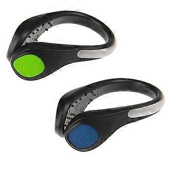 LED-Schuhclips in verschiedenen Farben für mehr Sicherheit beim Laufen in der Nacht (4 Stück)