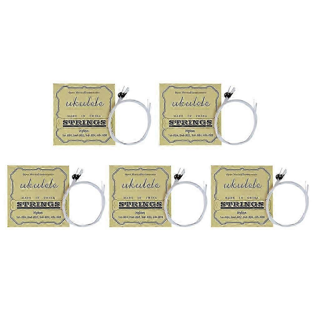 Ukulele String Musical Accessories 15Pcs Set for Ukulele Wire Nylon Strings