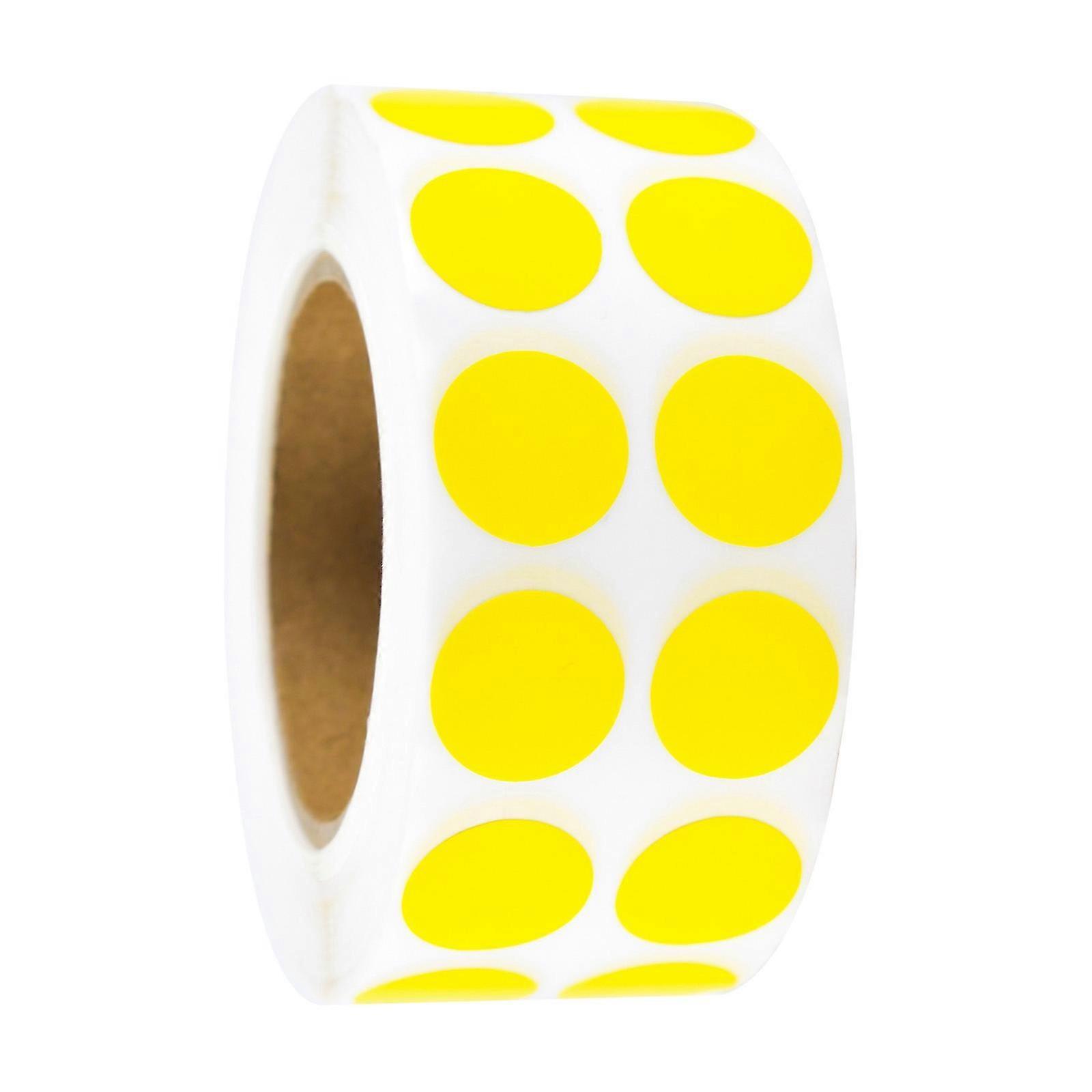 Solid Color Circle Sticker Round Color Circle Dot Sticker Labels Adhesive Round Sticker Color Coding Labels