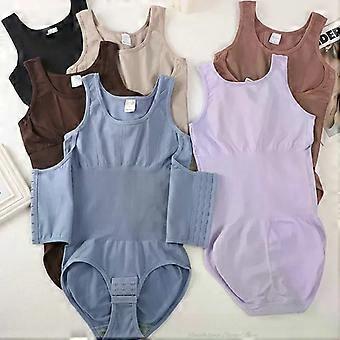 Glidelåsbelte Bodysuit Shapewear For Women Magekontroll Fajas Body Shaper Midjetrener Bandasje Slanking Midje Cincher Korsett