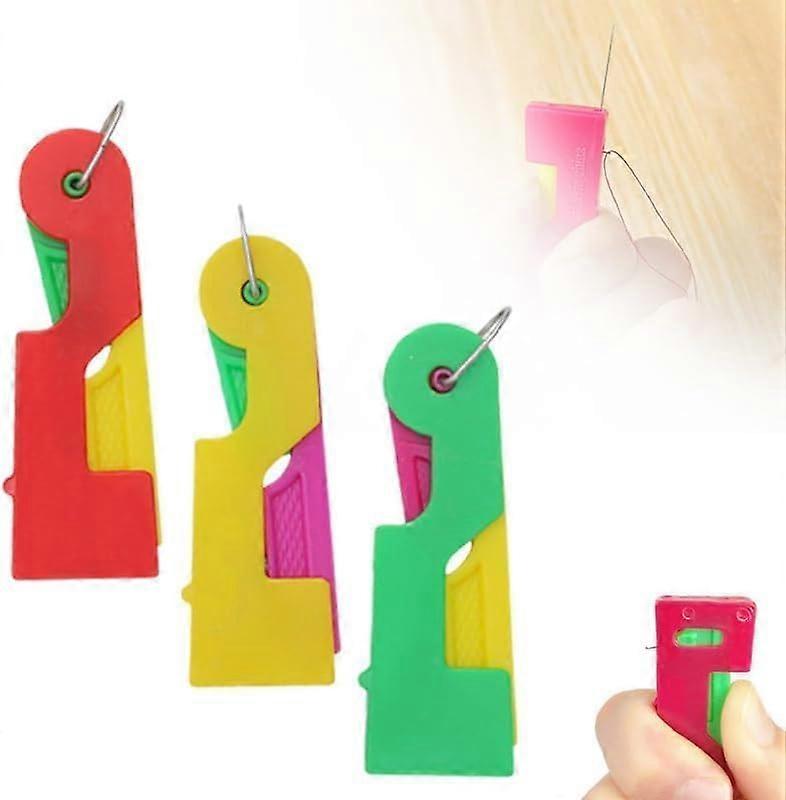 Upgraded Automatic Needle Threader, 2025 New Sewing Machine Needle Threader for Hand Sewing Plastic, Quick Sewing Machine Loop Needle Threaders