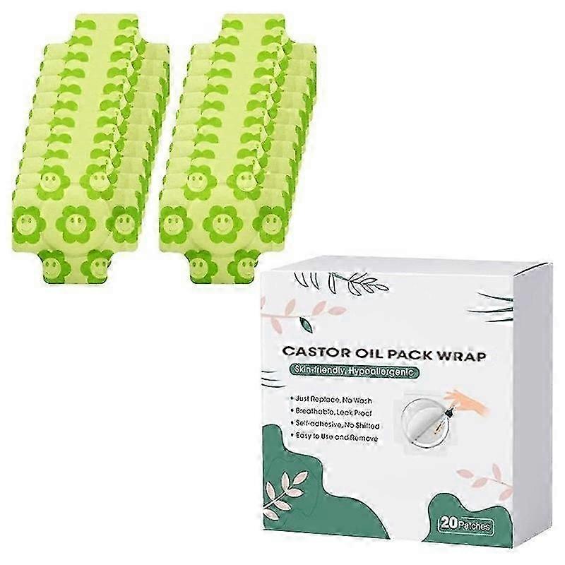 Rizinusöl-Bauchnabelpflaster, 20 Stück pro Packung