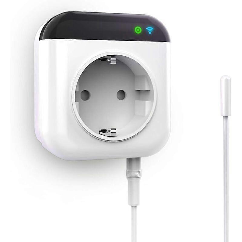 Programmable WiFi Thermostatic Socket with Sensor, WiFi Digital Control Socket with App