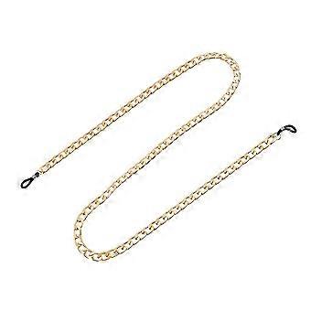 Hip-hop Style Golden Sunglasses Chain Man Eyeglasses Strap Hanging Neck Spectacles Chain Eyeglass Holder Anti-skid Eyewear Retainer