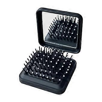 Portable Folding Airbag Comb Wide Tooth 2in1 Combs Hair Brush compatible with Straightening Hair Professional Salon Hairdressing Brushes