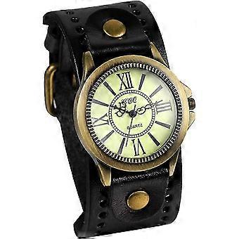 Ladies Watch Girls Watch Vintage Pointer Quartz Watch - Analog Display - Water Resistant PU Leather Strap