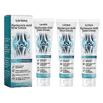 3x Hyaluronsyra ledkräm, Hyaluronsyra ledmassagekräm, Avancerad led- och benmassagegel för rygg, nacke, händer, knän! ZZ39