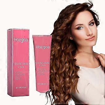 Haarstylingcrème, 4-in-1 stylingcrème tegen pluizig haar, 150 ml, glansgevende haarcrème, niet-vette crème tegen pluizig haar, nieuw product S05