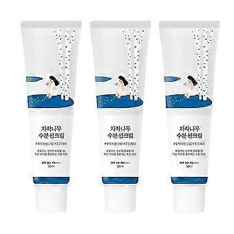 Professional 1-5X 50ml Birch Juice Moisturizing Sunscreen Spf50+ Refreshing Not Sticky Facial Isolation Sunscreen
