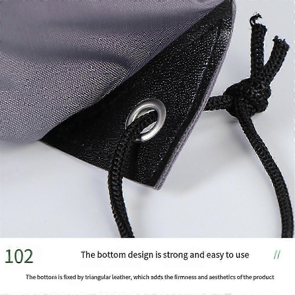 Polyester Drawstring Bag Sports Marathon Drawstring Bag Blue