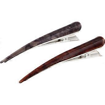 2 fermagli per capelli a becco d'anatra, forte tensione, fermagli a artiglio chic per lo styling e la tintura.