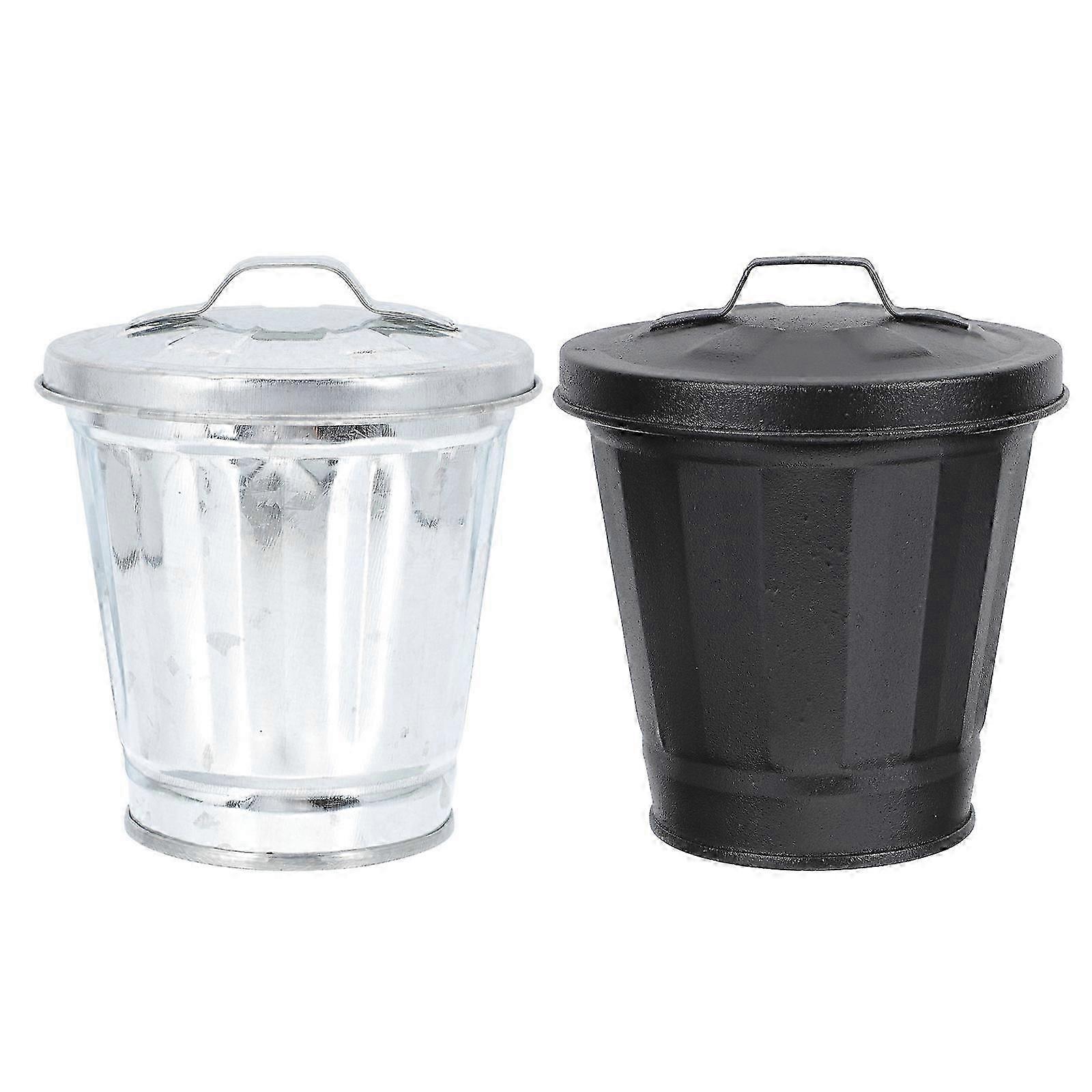 Garbage Storage Can Mini Trash Bin for Household Use 4Pcs
