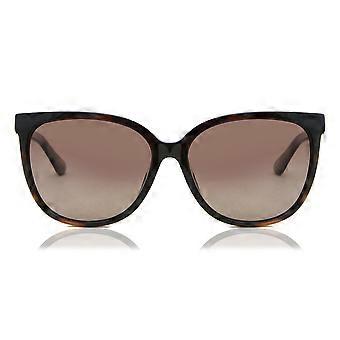 Guess GU7864 Polarized 52H Full Rim Dark Havana Women Square Sunglasses UV2 Polarized Original