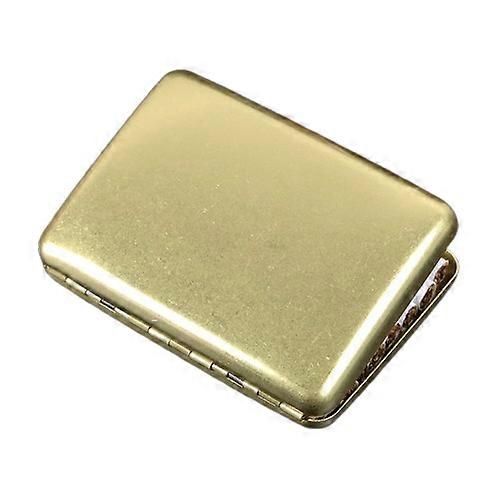 Metal Cigarette Case with Brushed Finish Design