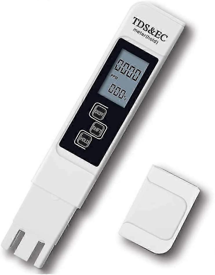 3-em-1 Tds Ph Tester com display LCD e função de calibração automática