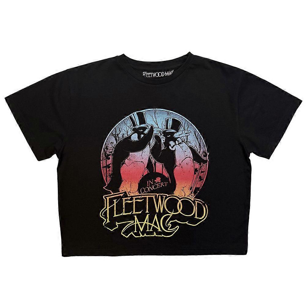 Fleetwood Mac Gradient Penguins Crop Top