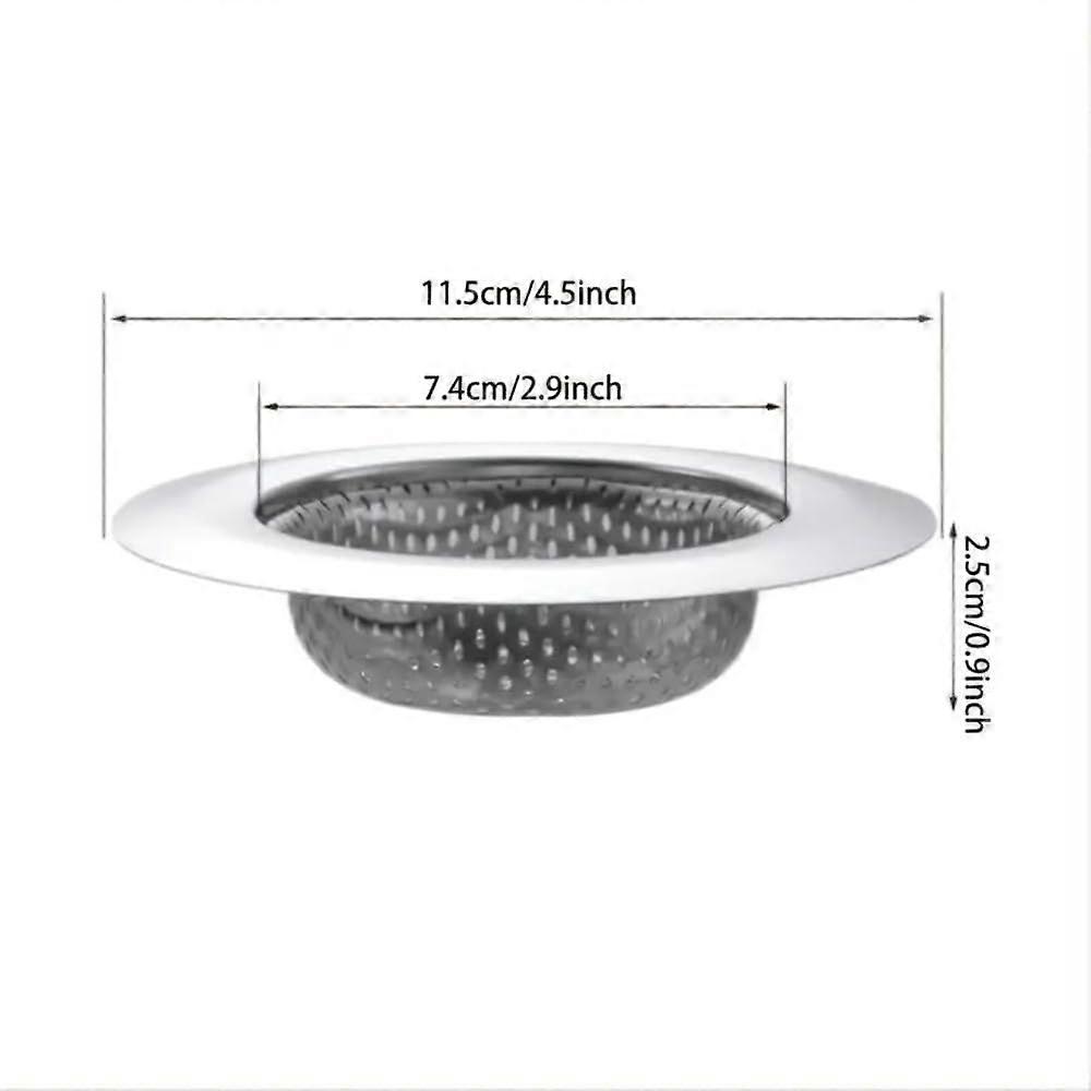 Kitchen Sink Strainers | Kitchen Sink Drain Strainer, Kitchen Essentials (Black)