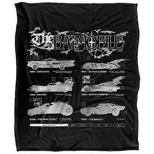 Batman Side Shots Batmobile Blanket