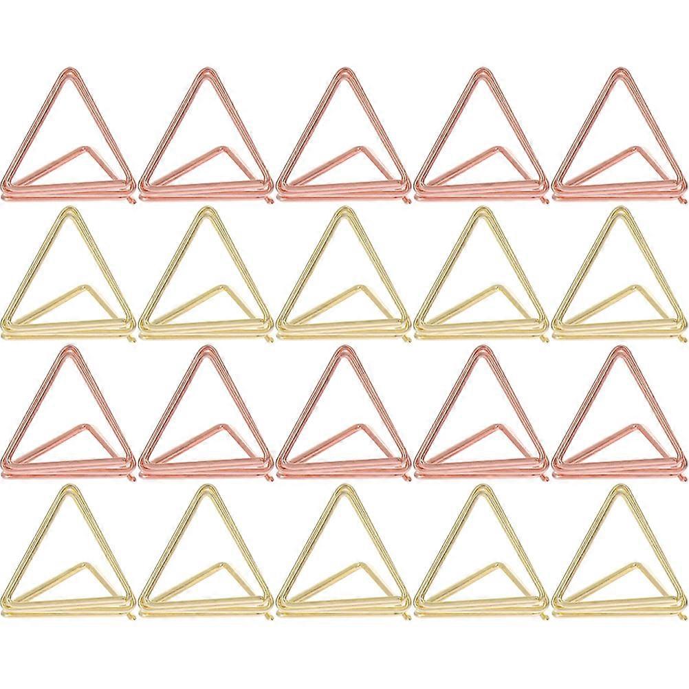 Triangle Shape Memo Holders Memo Clips for Displaying 200Pcs Pack
