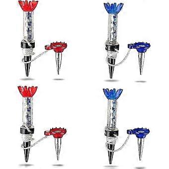 4 Pack 80mm Golf Tees Magnetic Unbreakable Plastic Blue Red For Men Women Practice