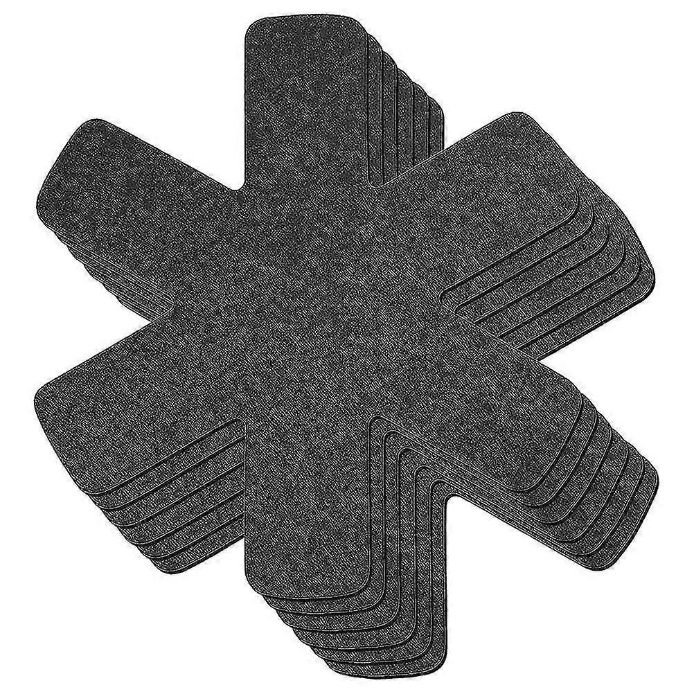 6Pcs Insulation Pads Stackable Pot Protectors Cookware Trivets Kitchen Accessories