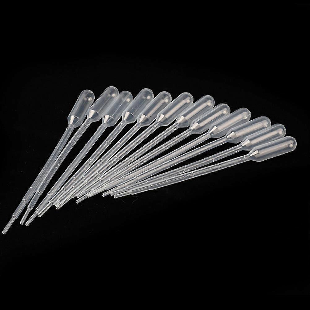 100PCS Plastic Disposable Transfer Dropper for Transferring Liquids