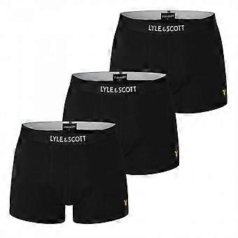 Lyle & Scott Mens Nathan Cotton Boxer Shorts (Pack of 3)