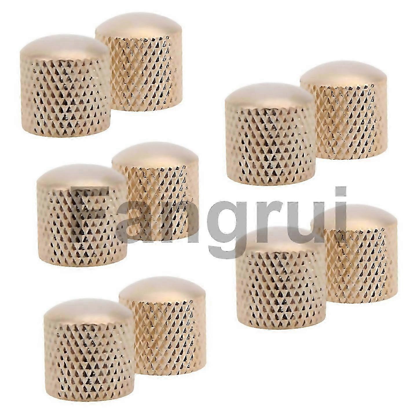Metal Volume Knob Gold Solid Steel