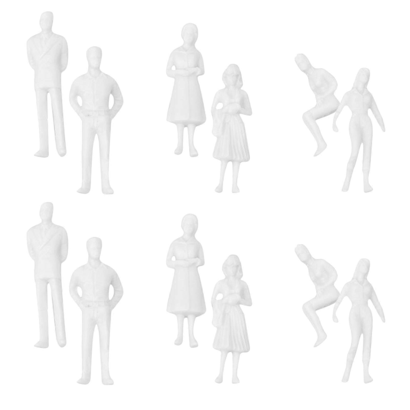 Figures Lifelike Models for Decoration 50Pcs Plastic Set