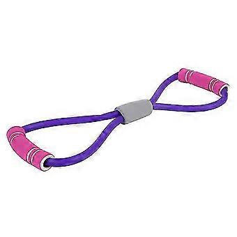 Purple Resistance Band for Arm Stretch and Chest Physical Exercise, Elastic Rope Extension Cord, New Fitness Equipment (1 Piece)