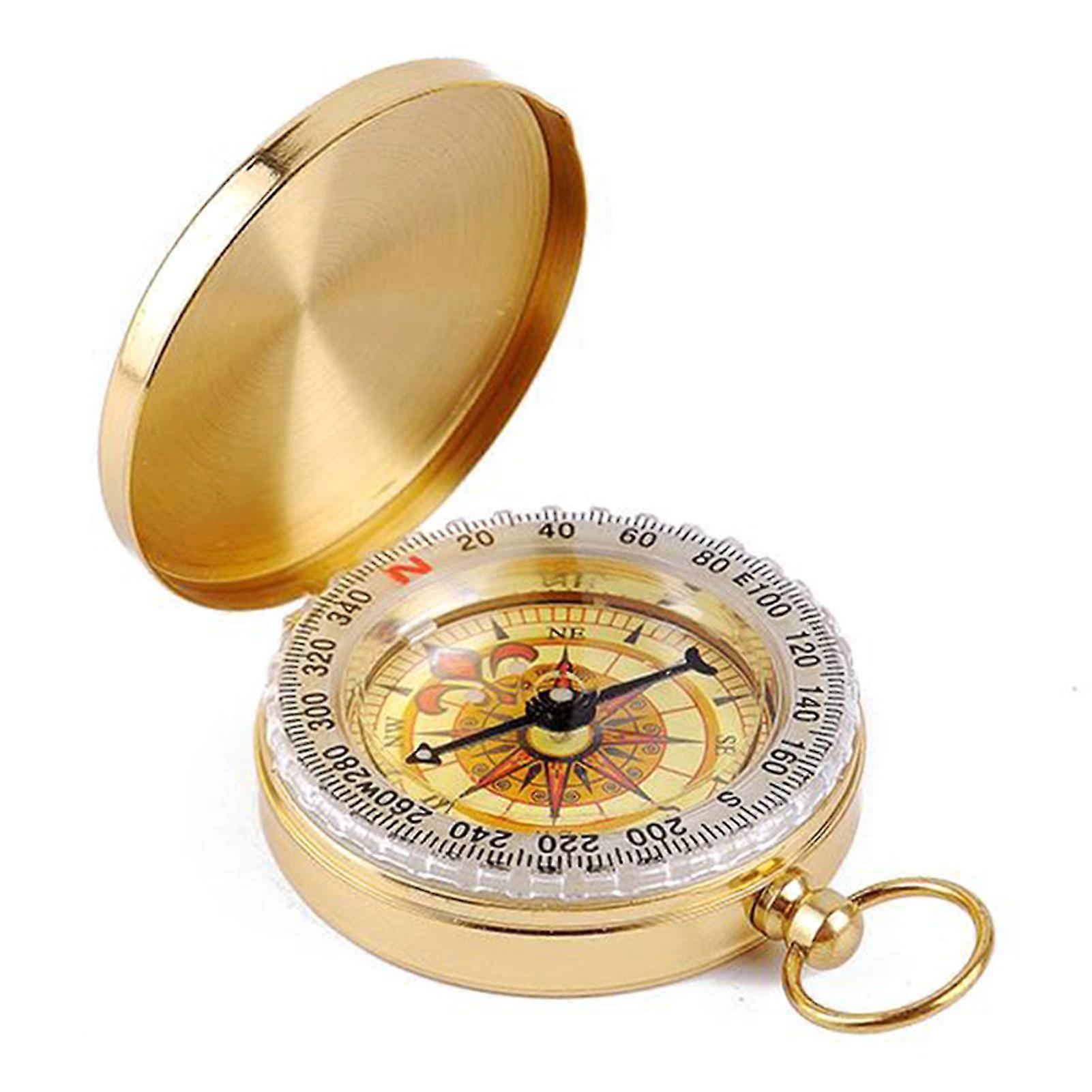 5cm Copper Compass For Hiking Camping Navigation
