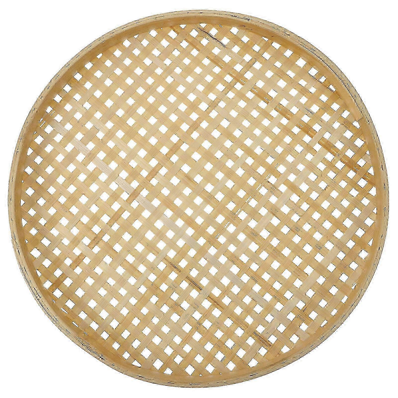 Woven Bamboo Strainer Square Design compatible with Display 1Pc