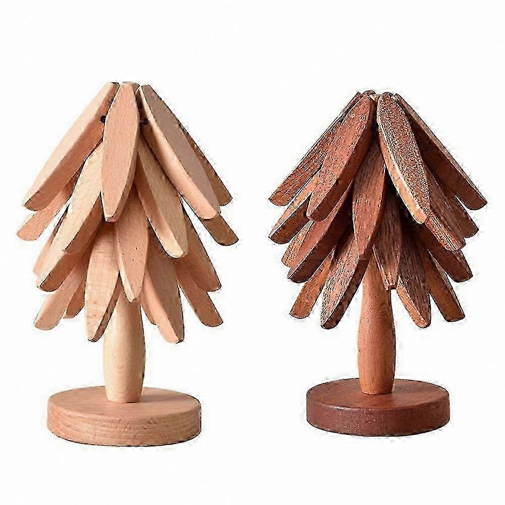 Heat Resistant Foldable Wood Coasters