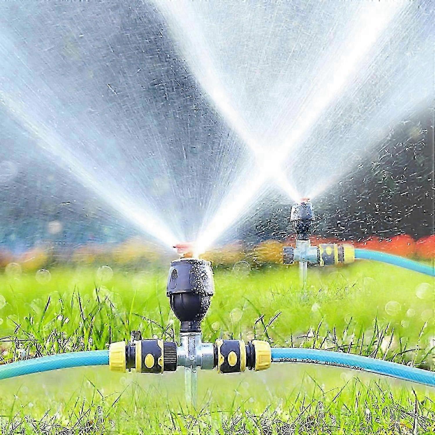 2pack Water-Powered Rotating Sprinkler