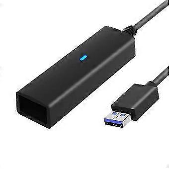 PSVR-camera-adapterkabel compatibel met PlayStation 4 en 5, VR-headsetconverter, mini, lichtgewicht, ABS-materiaal, LED-indicator, corrosiebestendig